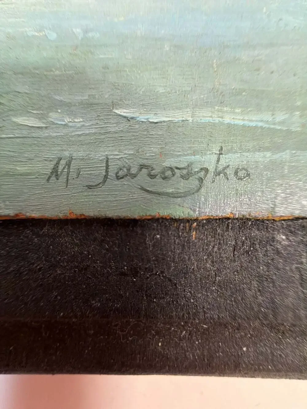 M. Jaroszko Nautical Seascape‎ Ship Oil Painting